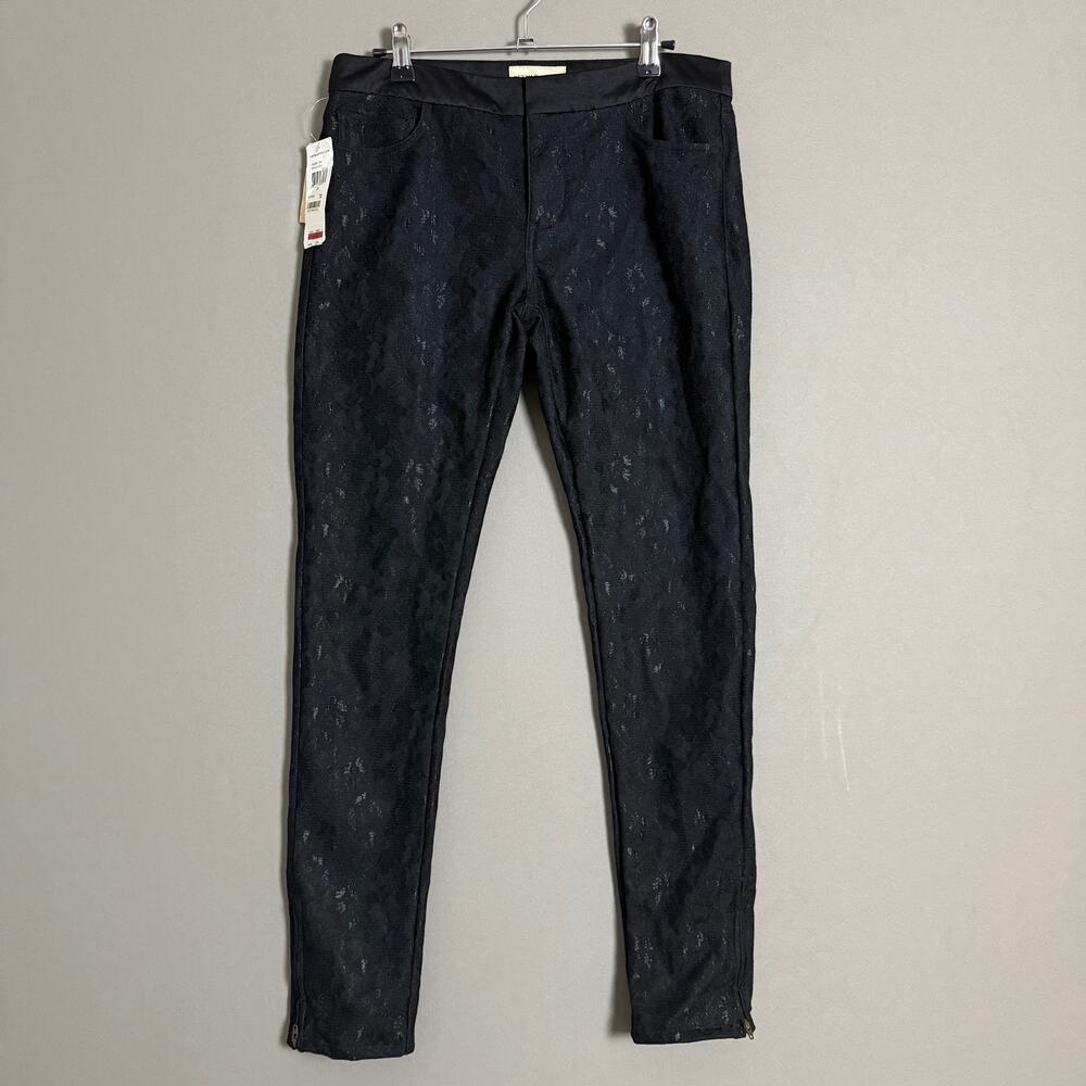 Denim & Supply Moody Witchy Office Siren Ankle Zip Skinny Pants 29‎ Black